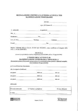 somministrazione A - Fondazione Alessandro Cruto