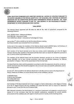 the notice published in the official gazette no. 9 of 31/01/2014, for 1