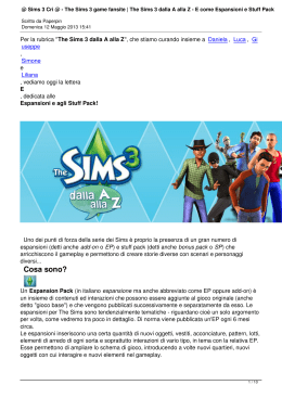 The Sims 3 dalla A alla Z - E come Espansioni e Stuff Pack