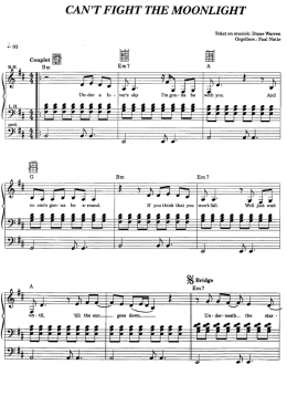 LeAnn Rimes - Sheets Piano