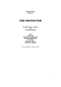 Scarica il pressbook completo di The Protector