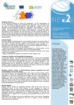 Meeting of Durres In the technical meeting of Durres the