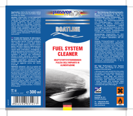 VE33127 Applicati n: Add to the fuel system before