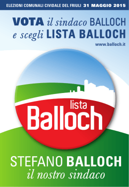 ListA BALLOCH - Stefano Balloch
