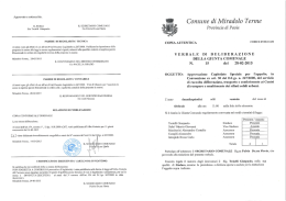 Approvato e sottoscritto. - Comune di Miradolo Terme