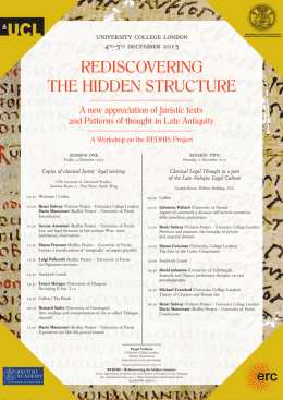 Locandina Evento - Redhis - Universit&agrave; degli studi di Pavia
