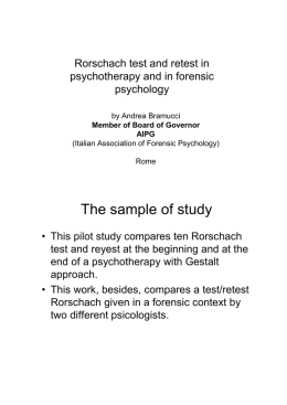 The sample of study