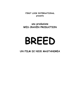 Scarica il pressbook completo di The Breed