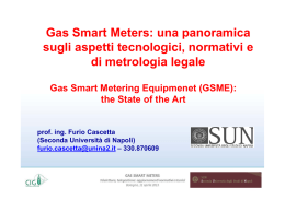 Panoramica aspetti tecnologici e normatvi