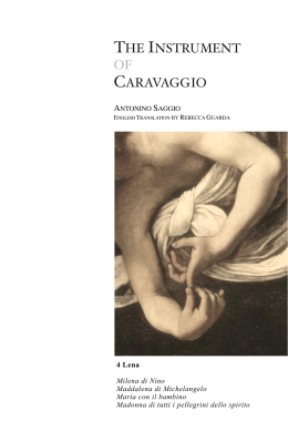 THE INSTRUMENT OF CARAVAGGIO