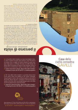 Scaricalo in formato pdf - Museo della Civilt&agrave; Contadina di Gaville