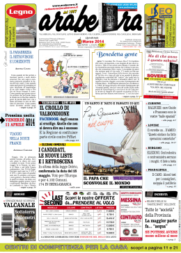 28 Marzo - Araberara