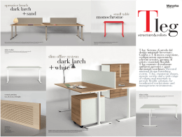Tstructure&colors slim office system