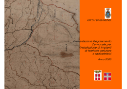 Presentazione-Regolamento impianti telecomunicazione