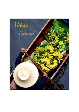 Itinerario dettagliato_Vietnam Gourmet_2012