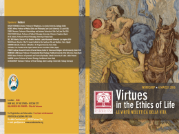 Virtues - Pontifical Academy for Life