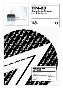 TP4-20 - Manuale per l`utente