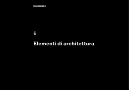 &darr; Elementi di architettura