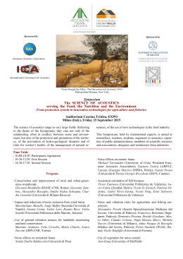 EXPO in MILAN-Symposium AIA-25Sept2015