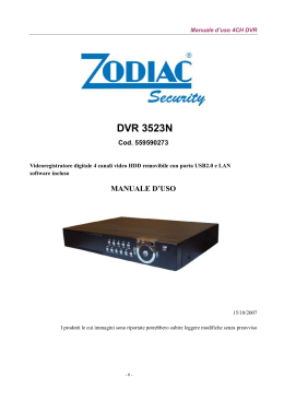 DVR 3523N - Elettronica ZETABI