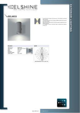 The lamp body is made of pure aluminium. The surface is varnished