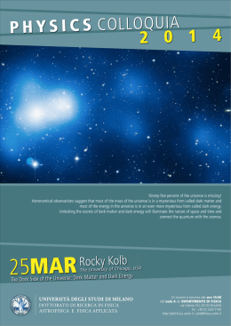 Ninety-five percent of the universe is missing! Astronomical