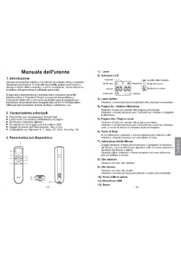 Manuale dell`utente