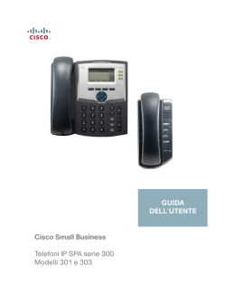 User Guide for Cisco SPA300 Series Phones (SIP)