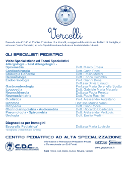 Vercelli - Gruppo CDC