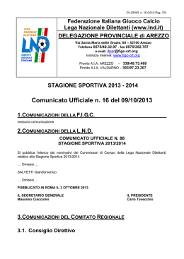 del 9 ottobre 2013
