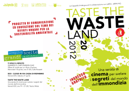 Taste the waste land