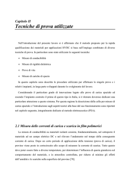 Tecniche di prova utilizzate - Dipartimento di Ingegneria dell`Energia