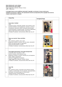 Titolo/Title Immagine/Image