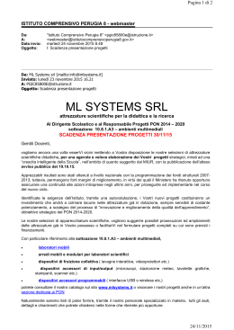 ML SYSTEMS SRL - Istituto Comprensivo Perugia 8