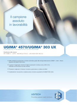 UGIMA® 4570/UGIMA® 303 UX - schmolz