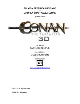 Scarica il pressbook completo di Conan the Barbarian