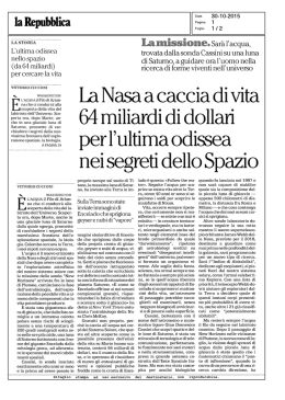la nasa stanzia 54 miliardi