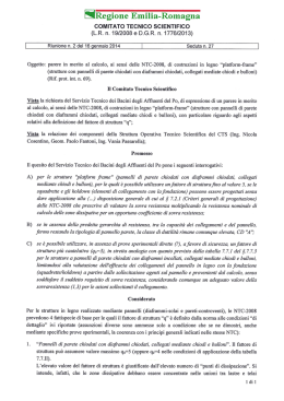 Parere in merito al calcolo, ai sensi delle NTC
