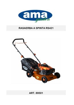 RASAERBA A SPINTA RS421 ART. 89501