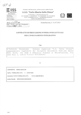 Visualizza contratto - ITCG CA Dalla Chiesa