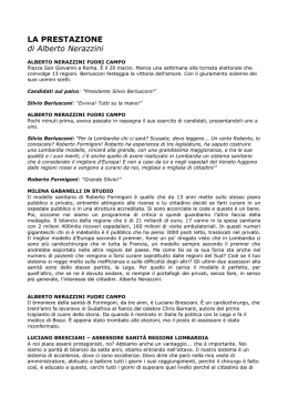 LA PRESTAZIONE di Alberto Nerazzini