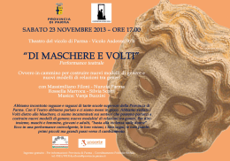 23.11.13 Di Maschere e Volti