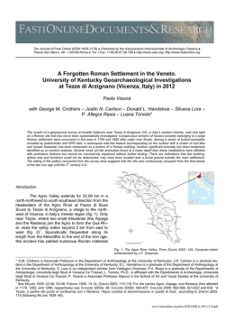 Paolo Vison&agrave;, George M. Crothers, Justin N. Carlson