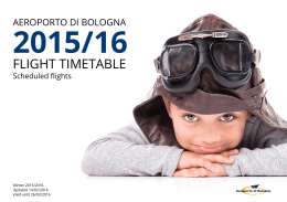 Orario voli - Aeroporto di Bologna