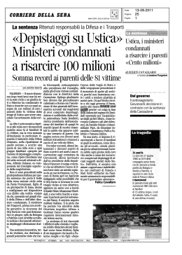 CORRI ERE DELLA SERA - Il nuovo Giornale dei Militari