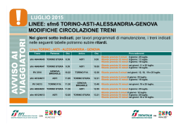 LINEE: sfm6 TORINO-ASTI-ALESSANDRIA-GENOVA