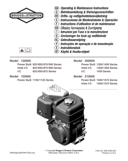 Scarica PDF - Briggs & Stratton