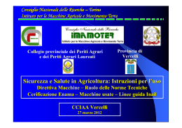 Normativa macchine agricole
