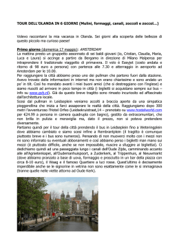 TOUR DELL`OLANDA IN 6 GIORNI