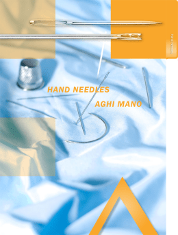 AGHI MANO HAND NEEDLES